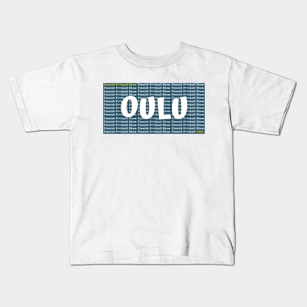FFS Team Colours 2023 – AC Oulu Kids T-Shirt by Finnish Football Show
